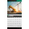 Heavy Equipment | 2026 12 x 24 Inch (Hanging) Monthly Square Wall Calendar | Plastic-Free